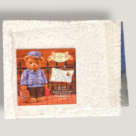 Cherished Teddies "Adam" Holiday Ice Skating Figurine 269751 By Enesco - Picture 4 of 6